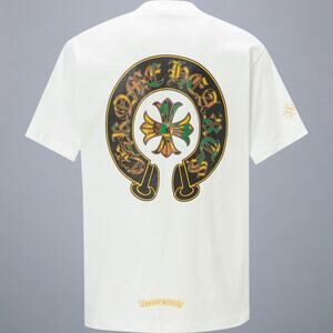 Chrome Hearts Men's White Short Sleeve T-Shirt
